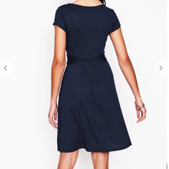 Boden Amelie Jersey Dress, navy - Picture 2 of 11